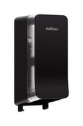 Satino HYGINITY System Twin Roll Toilet Paper Dispenser Black 333423