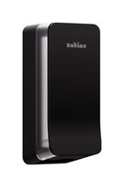 Satino HYGINITY Single Sheet Toilet Paper Dispenser Black 333425